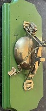 Vintage San Francisco Cable Car Brass Bell Mounted on Wood picture