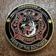 City Of Miami Fire Rescue Challenge Coin Firehouse 7 ‘Pride Of The Southside’  picture