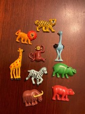 Vintage 1990’s Lot Of 9 J.S.N.Y. Miniature Zoo Animal Magnets picture