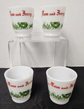 VINTAGE HAZEL ATLAS TOM AND JERRY CUP set of 4 picture