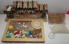 My Dog Nativity Schnauzer by Savannah Shops with Wood Manger & Lights picture