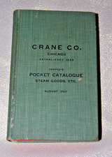 Antique 1902 Crane Catalog Plumbing Supplies Vtg Valves Fittings Fabricated Pipe picture