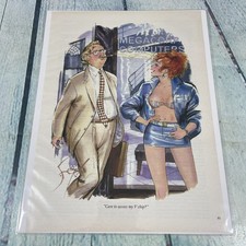1997 Sexy Adult Cartoon V Chip Vintage Print Ad/Poster Pinup Art Magazine Page picture
