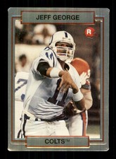 1990 Hi-Pro Mktg. Jeff George Rookie RC Colts #1 picture