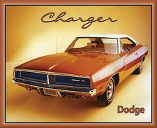 1969 Dodge Charger Mopar, Toolbox - Refrigerator Magnet, 42 MIL picture