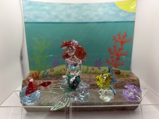 Swarovski Disney's Little Mermaid - ARIEL, SEBASTIAN, FLOUNDER, SHELL + BACKGRND picture