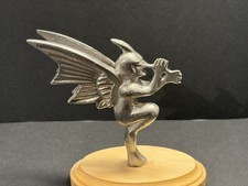 Rare ,Vintage, Winged, Horned, devil, Rat Rod, Hood ornament, (Reproduction) picture