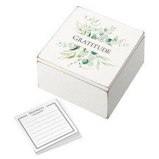 Lillian Rose Botanical Gratitude Box 30 Note Cards White 25 inches 5 Rustic picture