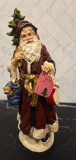 TII Collections 9-Inch Vintage Style Santa Claus Figurine picture