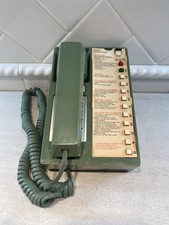 Western Electric Bell System Automatic Dialer Desk Telephone Olive Green picture