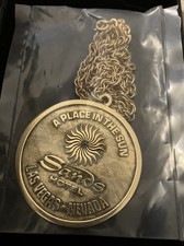 Sands Hotel Casino Las Vegas 21st 1952-1973 Anniversary Medallion Chain 30