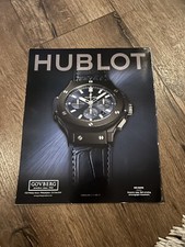 HUBLOT Watch Time Piece 9.5 x 12” CHRONOGRAPH BIG Bang picture