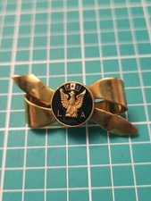 Vtg FOE Fraternal Order Of Eagle  LA Gold Tone Lapel Pin picture