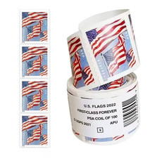 20 Roll Of 100 2022 U.S. Flag First Class US Postage Stamps 2000PCS New-- picture