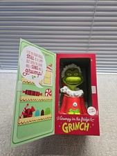 2013 Hallmark Grumpy In The Fridge Grinch Motion Activated Talking BNIB HTF BX18 picture