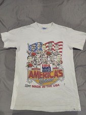 Rare VTG SALEM Team USA Basketball America’s Team 1992 Dream Team T Shirt 90s picture