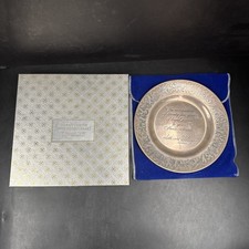 Vintage 1976 Avon 25 Year Service Award Sterling Silver Plate 8.4 oz Box  Sleeve picture