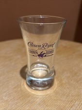 Vintage Crown Royal Crown Rider Shot Glass, ca 1980s picture