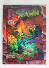 1995 Topps, Image Universe (First Issues) Rare Chromium Spawn #1 Card, D4 picture