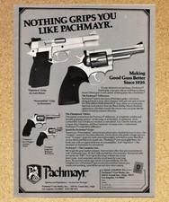 Pachmayr Gun Works Hand Gun Revolver Grips - Magazine Print Ads Poster 1983 picture