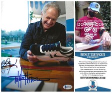 Tinker Hatfield Nike Air Jordan designer signed 8x10 photo Beckett COA proof picture