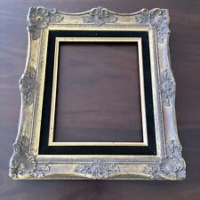 Old antique frame 13 by 16 inches velvet lined ornate vintage picture