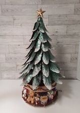 Retired Partylite Glowing Tea Lights Musical Christmas Tree picture