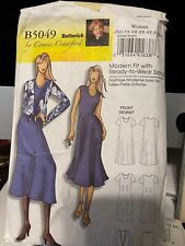 Butterick pattern 5049 misses/womensdress and blouse sizes XXl-1X-2X-3X-4X-5X-6X picture