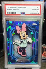 Topps 2024 Disney Sapphire Minnie Mouse #2  PSA 10 GEM picture