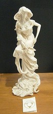 Valentino Statue Lady in Spring Marble Resin Large 16 Inches Vintage 1990 picture