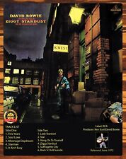 David Bowie - Rise And Fall of Ziggy Stardust - 1972 - Metal Sign 11 x 14 picture