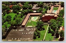Springfield MO Kentwood Arms Motor Hotel Motel Vintage Postcard Aerial View picture