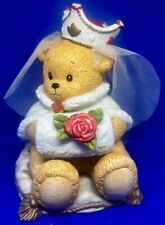 Vintage Enesco Chapeau Noelle by Lucy Rigg Queen Teddy Bear 186007 LE Figurine picture
