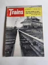 Vintage Trains Magazine September 1956 Steam Power SP Railroad picture