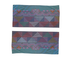 Pair Vintage 1982 Collier Campbell Martex Pillowcase 20x30 Southwestern USA picture