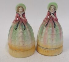 Vintage Marutomoware Petite Southern Belles in Crinolines Salt Pepper Shakers picture