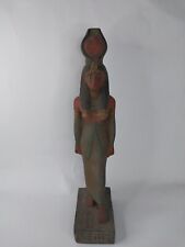LARGE GODDESS ISIS OF Love and Magic Healing Standing and Wearing the Sun Disk picture