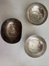 International Silver 6.25” Silver Soldered Caribe Hilton Puerto Rico 3 bowl set picture