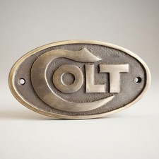Colt 1855 Solid Brass Plaque picture