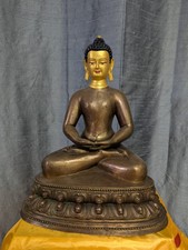 Meditation Buddha Statue. Nepal style. Tibetan Buddhism. Dzogchen Mahamudra picture