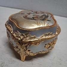 Vtg Sankyo Music Box Play Chariots Of Fire  Japan Works Duck Gold Christmas 1987 picture