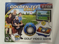 Golden Tee Golf Plug and Play Tv Games Jakks Pacific-Home Arcade-Sealed Box picture