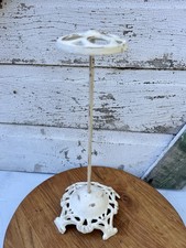 Victorian metal hat stand table top display general store antique Vtg picture