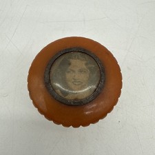 Vintage Steering Wheel Knob Amber Rat Rod Bakelite 1930s 1940s with Picture picture