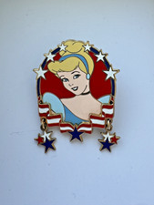 DLR Mickey's All American Festival Cinderella Dangle Disney Pin 22328 = picture