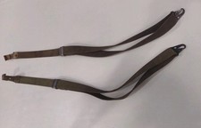 2 Rare Original German Cold War Military Rifle Sling Post WWII 2 Vintage Patina  picture