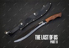 The Last of Us 2 Ellie Machete Knife Replica Carbon Steel Blade with Sheath picture