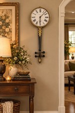 Rare Timeworks Vintage Violin Novelty Wall Clock J White & Co Dundee Functional picture