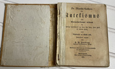 Vintage 1898 CATECHISM Book H U Sverdrup's KATEKISMUS Hardcover Dr Martin Luther picture