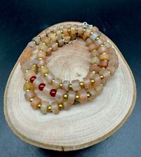 Antique old Beads carnelian Angkor Cambodian antiquity amulet jewelry strand picture